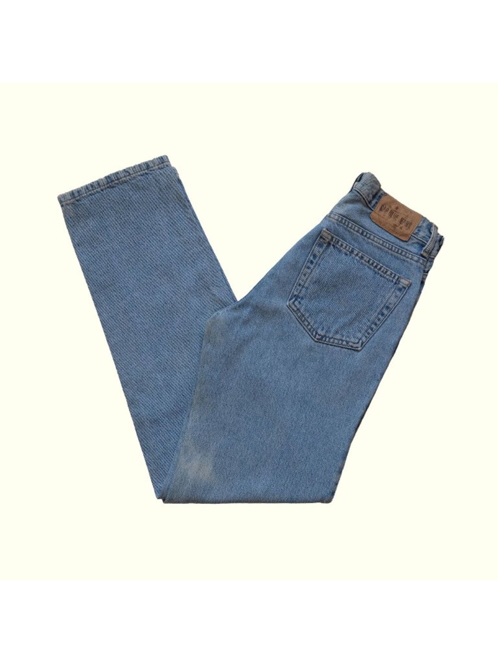 GAP USA MADE VTG 80s DISTRESSED CLASSIC 100% COTTON RETRO DENIM JEANS 1989 29x32